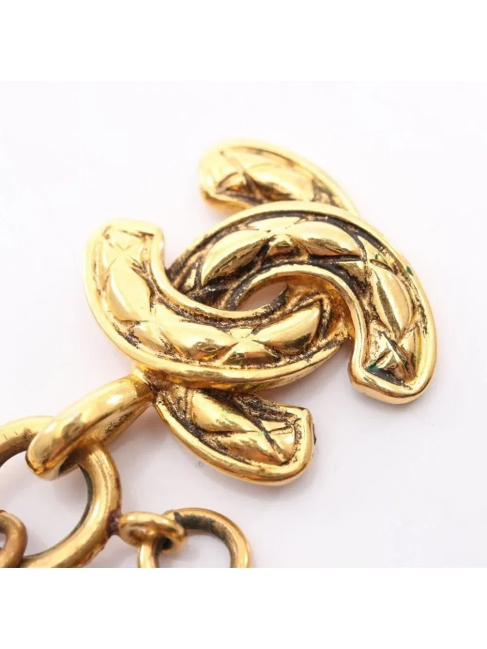 Chanel Necklace CC Logo Vintage - Picture 8 of 9